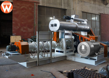 4T/H de natte Machine van de het Voerextruder van Typevissen met Schroef 200mm van de Modulatormacht 5.5KW