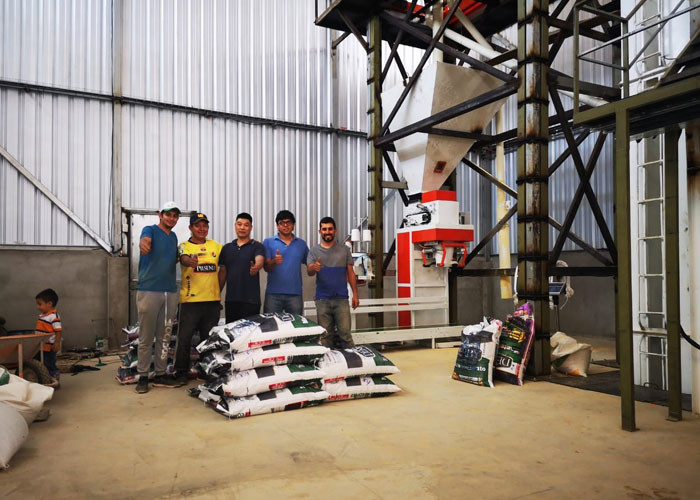 Laatste bedrijfscasus over 5t/h de installatie van het veevoer in Ecuador